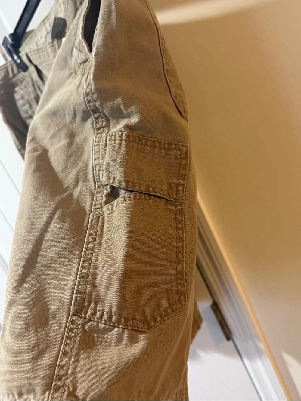 Columbia Ultimate ROC Men’s Cargo Shorts 38 Khaki Tan Omni-Shield 11” Cotton